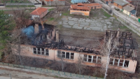 Училището в село Езерово изгоря до основи след умишлен палеж, извършителят е задържан