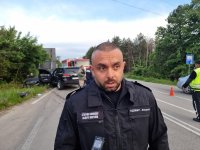 снимка 5 Военната прокуратура в Сливен разследва катастрофата с кола на НСО край Аксаково
