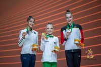 Стилияна Николова спечели златния медал в многобоя на еврошампионата по художествена гимнастика