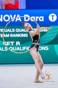 България завърши на четвърто място в отборното класиране при девойките на европейското по художествена гимнастика в Будапеща