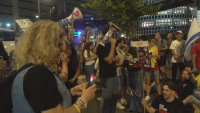 Протест пред щабквартирата на израелските въоръжени сили в Тел Авив