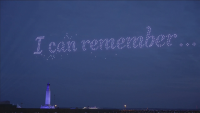 80 години от десанта в Нормандия: Светлинно шоу с дронове в Англия почете паметта на загиналите