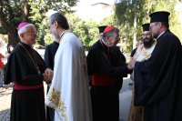 Вселенският патриарх Вартоломей отслужи трисагий на гроба на българския патриарх и софийски митрополит Неофит