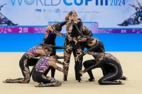 Женският национален отбор спечели златото на Световната купа по естетическа гимнастика в Испания