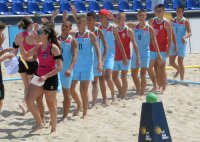 Националите по плажен хандбал до 16 г. спечелиха последната си среща от груповата фаза