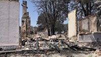 снимка 1 Пожар унищожи 100-годишната сграда на училището в село Гранит