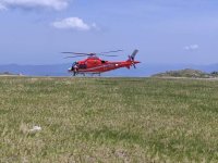 Първа мисия за планинско спасяване на въздушната линейка (СНИМКИ)