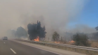 Затварят АМ "Хемус" в посока Варна – Шумен заради пожар