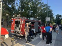 Пожар и в мол в Пловдив
