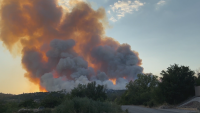 Частично бедствено положение край Стара Загора заради пожарите
