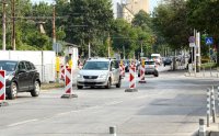 снимка 13 Задръствания в София заради ремонта на бул. "Опълченска" в София