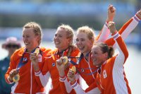 Нидерландия триумфира с олимпийската титла по гребане в дисциплината четворка без кърмчия при жените