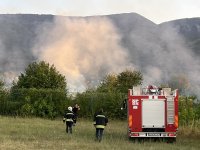 Пожар пламна на военния полигон "Корен" над хасковското село Брягово