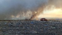 Пожарът в сметището край Цалапица вероятно ще бъде потушен до края на деня