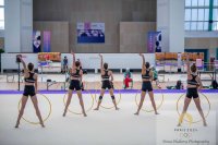 Националките по художествена гимнастика с първа тренировка в олимпийското село