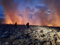 Гори депото за отпадъци във Враца