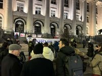 "Justice for All" resumed its protests against Borislav Sarafov's likely election for Chief Prosecutor