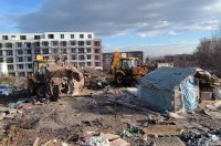 Премахнаха незаконни бараки в ж.к. "Малинова долина" в София