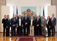 Президентът Румен Радев се срещна с представители на Военновъздушния колеж в САЩ
