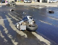 Моторист пострада тежко при катастрофа в Бургас