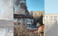 Пожар в жилищна сграда в Пловдив, има загинал (СНИМКИ и ВИДЕО)