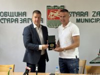 Мартин Камбуров получи почетен знак на Община Стара Загора