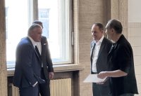 Кирил и Георги Домусчиеви бяха разпитани в съда по делото срещу Васил Божков