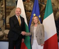 Rosen Zhelyazkov and George Meloni Discuss Possibility of Joint Projects in the Field of Defence