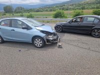 Катастрофа на магистрала Струма между Благоевград и Симитли затруднява движението
