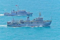 Противоминната група в Черно море започна активни операции и учения (СНИМКИ)