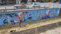 Градът и артът - в Кюстендил се открива най-голямата графити стена в България
