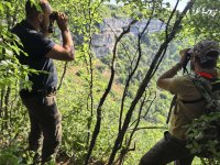 Извършват се обходи на песъчливи места, където е възможно да се укрива черният леопард (СНИМКИ/ВИДЕО)