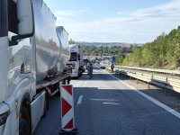 Crash between Lorry and Car Blocks Exit from Montana Towards Vratsa