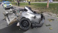 С 218 км/ч в града: Шофьор загина при тежка катастрофа в София