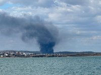 Пожар избухна в Южната промишлена зона в Бургас (ВИДЕО)