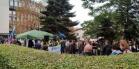 "За свободна България": Протест се провежда пред сградата на "ДПС - Ново начало"