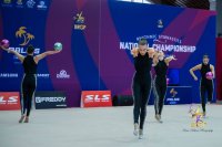 Титли за Левски и Академик София на финалите на отделните уреди при жените на Държавното първенство по художествена гимнастика за ансамбли