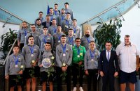 Завръщането на сребърните медалисти в България (СТУДИО)