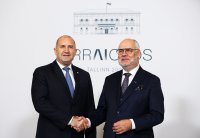 Президентът Радев от Естония привества мирния план за Газа