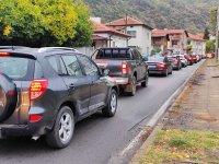 Колони от автомобили на Кресненското дефиле заради катастрофа