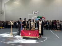 Красимир Вълчев и патриарх Даниил откриха нов физкултурен салон в училището на с. Крайници