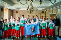 Състезателите по спортна гимнастика със синдром на Даун и техните треньори бяха наградени от кмета на Столична община Васил Терзиев