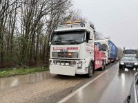 Катастрофа затруднява движението по Е-79 край Монтана