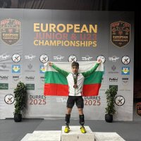Сребро за България! Дениз Данев с медал от Европейското първенство по вдигане на тежести