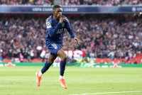 Усман Дембеле тренира с ПСЖ преди мача с Байерн Мюнхен в Шампионска лига