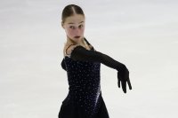 Лиа Любенова в Топ 3 след кратката програма при девойките на "Денкова-Стависки къп"