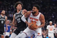 Ню Йорк Никс победи Бруклин Нетс, а Карл-Антъни Таунс записа 8-ия си "дабъл-дабъл" този сезон в НБА