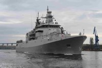 Започнаха ходовите изпитания на многофункционалния модулен патрулен кораб за ВМС