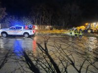 Щети и високи нива на реките след силната буря в Благоевградско