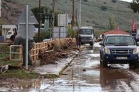 Силни бури и наводнения засегнаха Северозападна Гърция